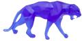 Small blue wild panther - Daum
